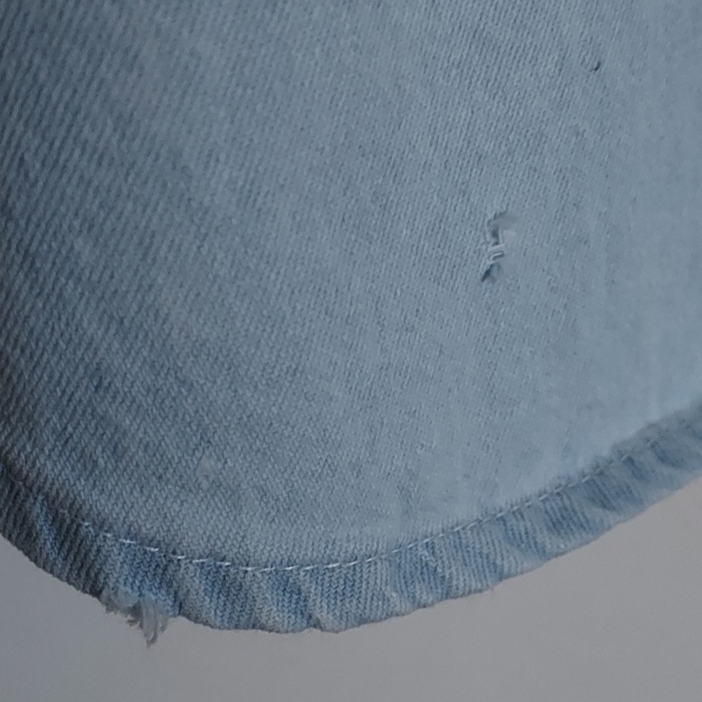 22-42 Womens Light Blue Denim Button Up Long Sleeve Soft Cotton Mystic Blues - Picture 6 of 6